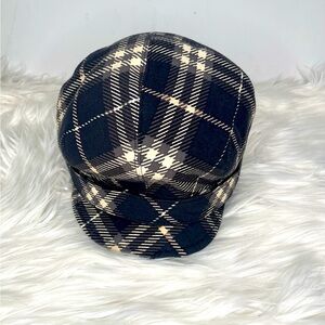 Burberry Women's Black and Grey Hat